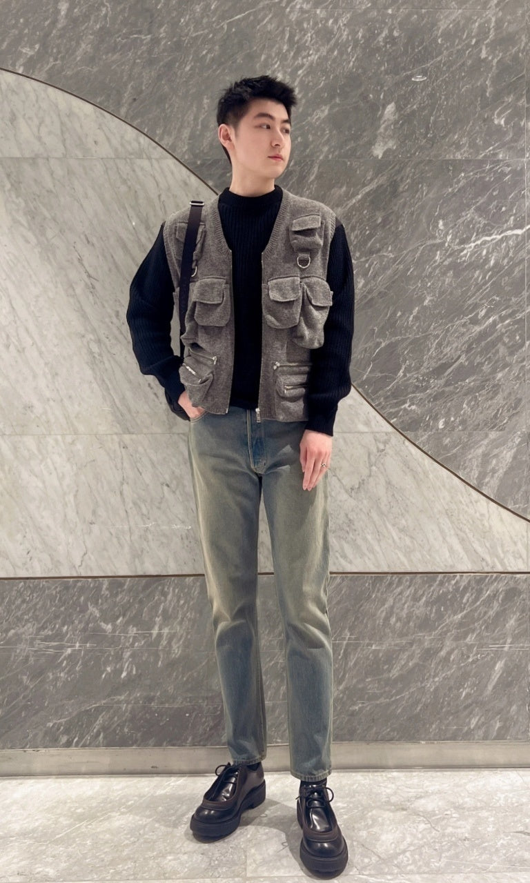 Prada Multi-pocket Cashmere Vest