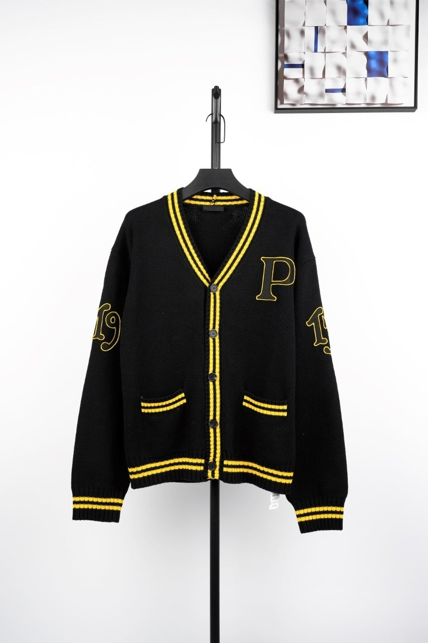 Prada Premium Slub Cotton Knit Pullover