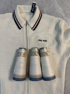 Miu Miu Woolen Long-Staple Cotton Coat