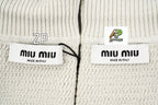Miu Miu Woolen Long-Staple Cotton Coat