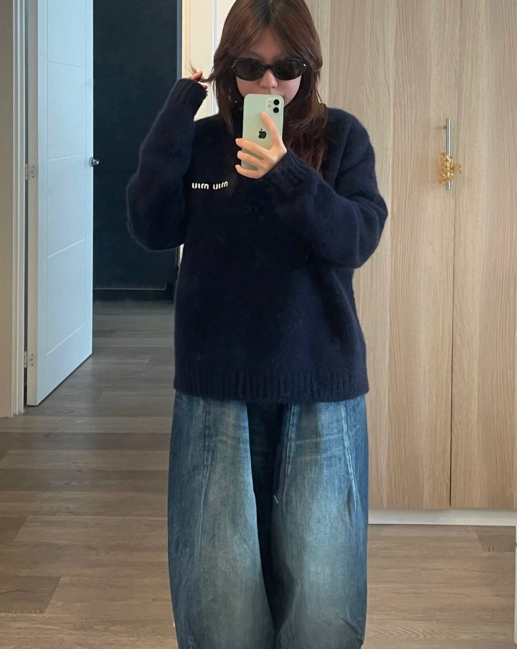 Miu Miu Bouclé Wool Sweater