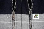 Miu Miu Small Striped Half-Zip Sweater