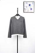Miu Miu Faux Two-Piece Patchwork Sweater