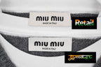 Miu Miu Faux Two-Piece Patchwork Sweater