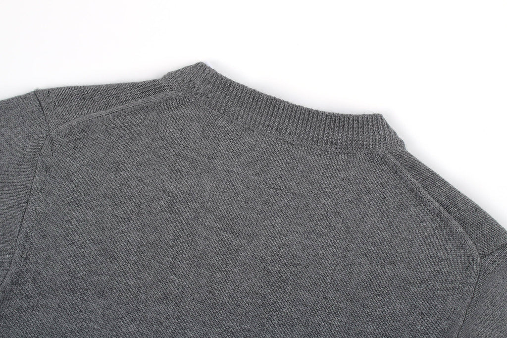 Miu Miu Fake Two-Piece Cashmere V-Neck Sweater