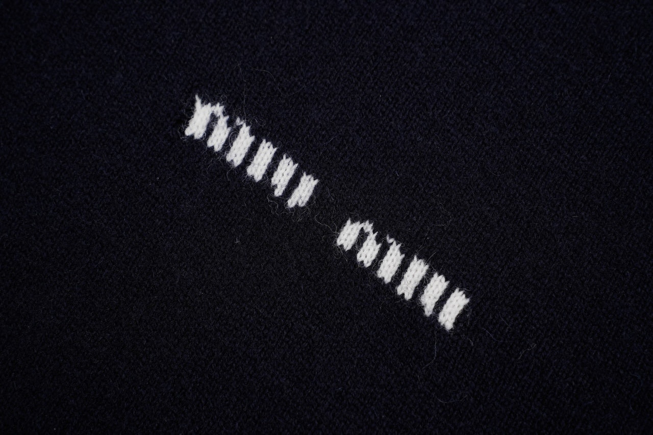 Miu Miu Striped Polo Sweater