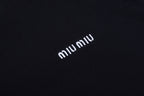 Miu Miu Long-Sleeved Jersey T-Shirt