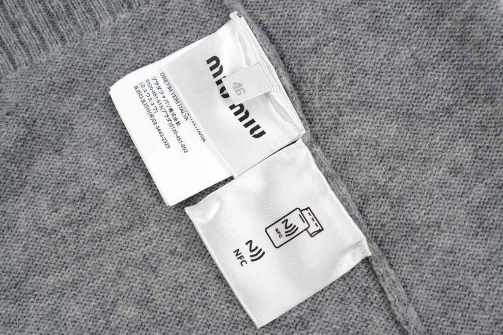 Miu Miu Wool–Cashmere–Viscose Knit Sweater