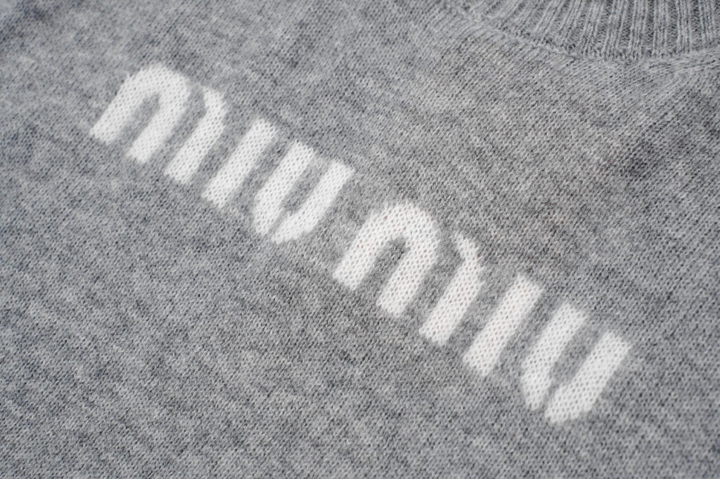 Miu Miu Wool–Cashmere–Viscose Knit Sweater