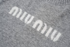 Miu Miu Wool–Cashmere–Viscose Knit Sweater
