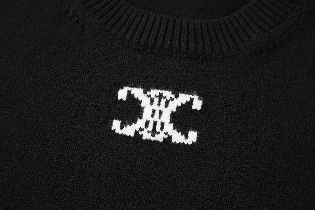 Celine Jacquard Knit Pullover