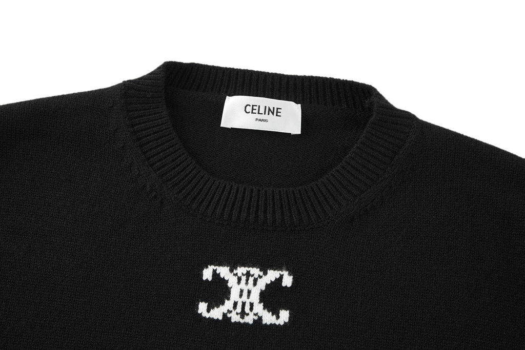 Celine Jacquard Knit Pullover
