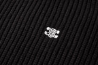 Celine Arc de Triomphe Embroidered Knit Cardigan