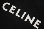 Celine Felt Lettering Crew Neck Sweater