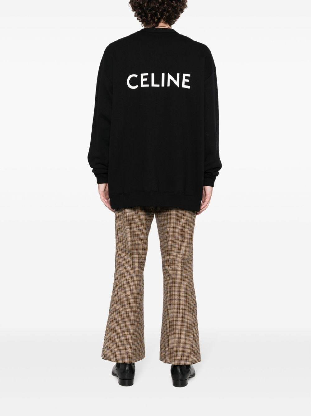 Celine Printed Knit Cardigan