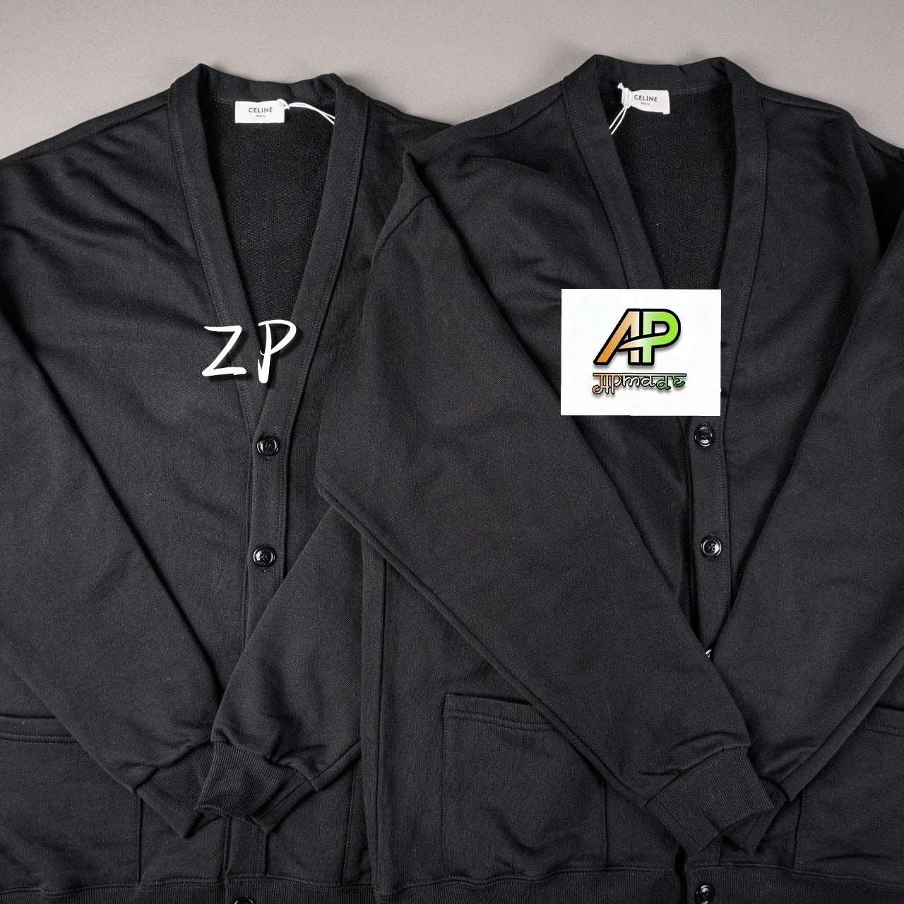 Celine Printed Knit Cardigan