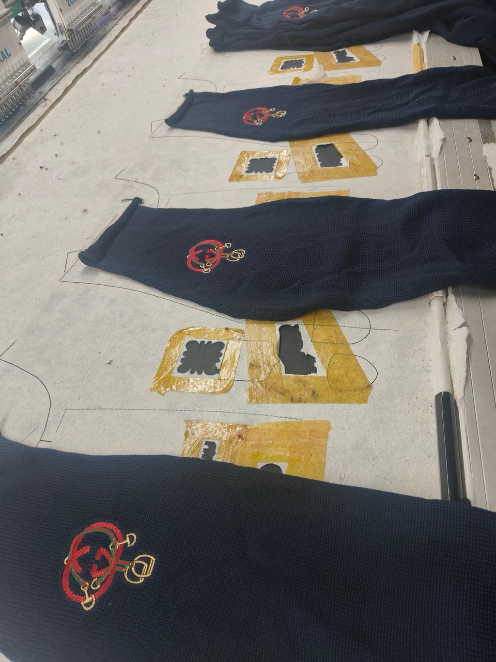 Gucci New Year Lantern Embroidered Knit Cardigan