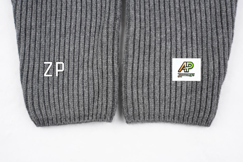 Gucci Wool Knit Sweater with Contrast Rib