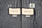 Gucci Wool Knit Sweater with Contrast Rib