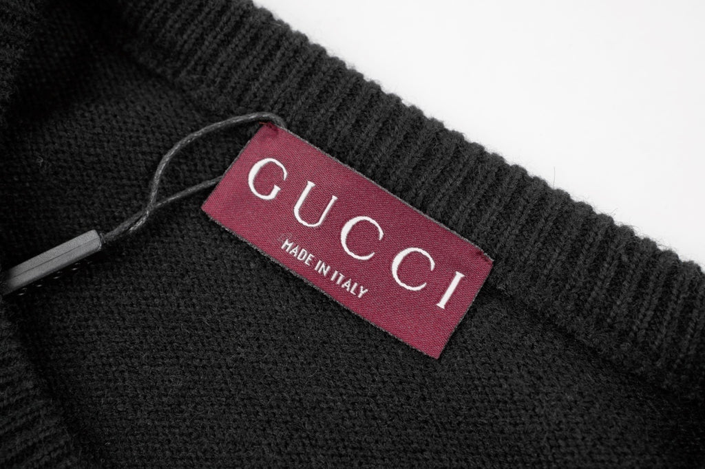 Gucci Heather Grey Wool Knit Sweater