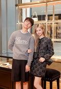 Gucci Heather Grey Wool Knit Sweater
