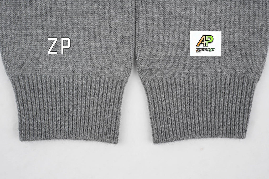 Gucci Heather Grey Wool Knit Sweater