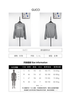 Gucci Heather Grey Wool Knit Sweater