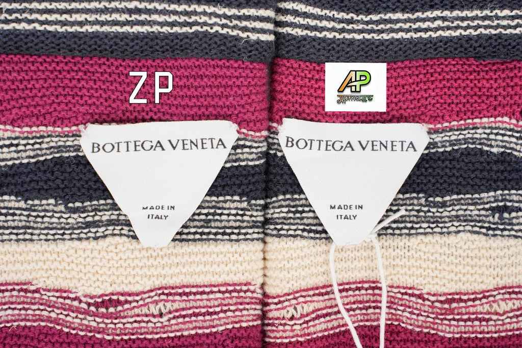 Bottega Veneta Red Striped Knit Sweater