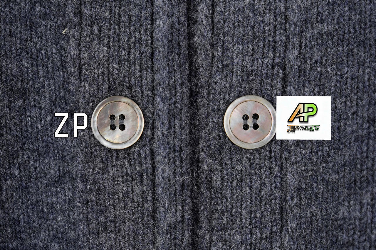 Thom Browne K53 Four-Stripe Wool Crew Neck Sweater – Elegant Gray