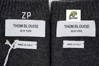 Thom Browne K53 Four-Stripe Wool Crew Neck Sweater – Smoky Gray