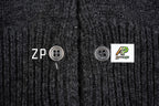 Thom Browne K53 Four-Stripe Wool Crew Neck Sweater – Smoky Gray