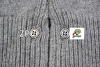 Thom Browne K53 Four-Stripe Wool Crew Neck Sweater – Smoky Gray