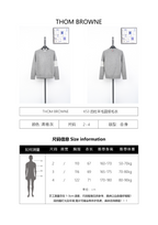 Thom Browne K53 Four-Stripe Wool Crew Neck Sweater – Smoky Gray