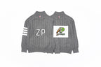 Thom Browne K12 Four-Bar Cable Knit Sweater Cardigan – Grey