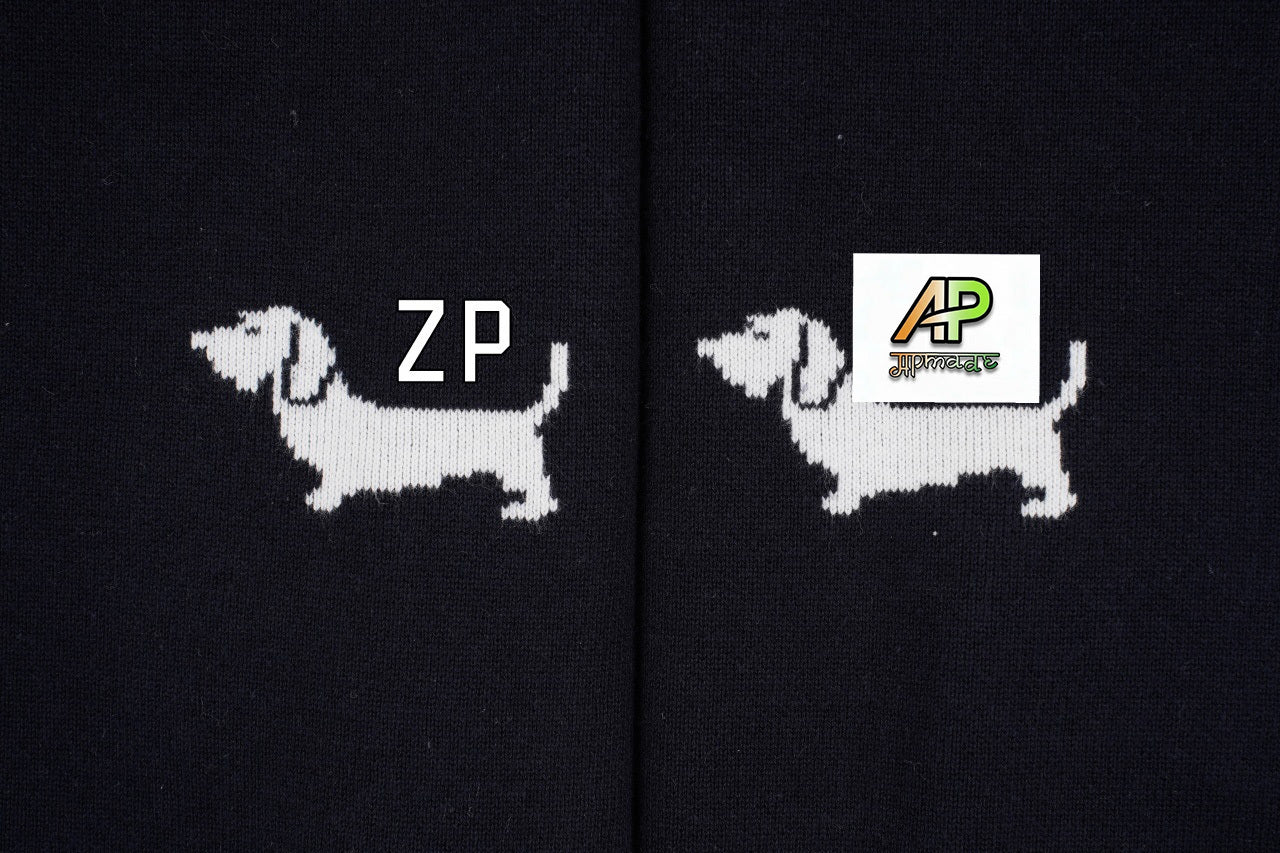 Thom Browne K31 Four-Bar Puppy Cardigan Jacket