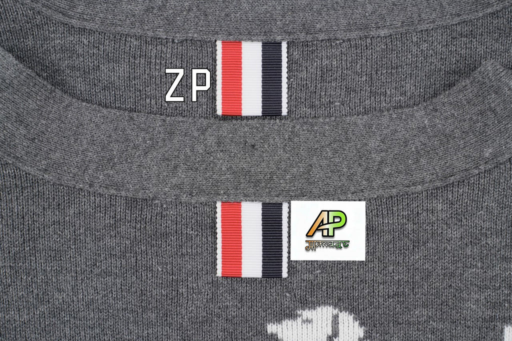 Thom Browne K31 Four-Bar Puppy Cardigan Jacket