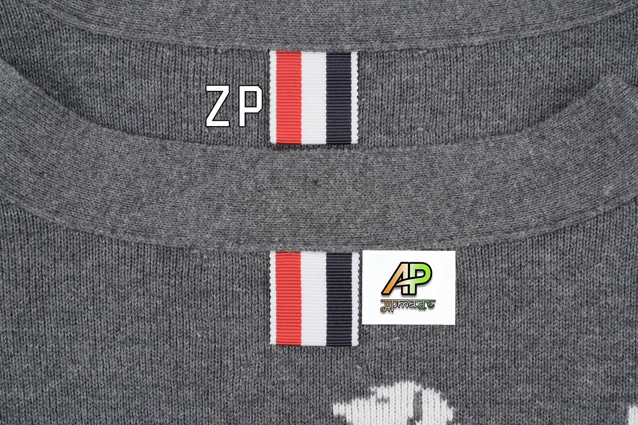 Thom Browne K31 Four-Bar Puppy Cardigan Jacket