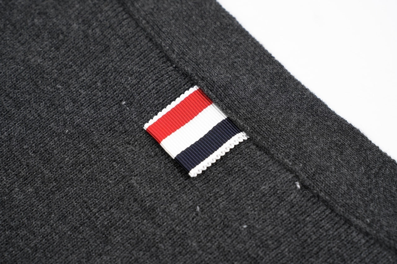 Thom Browne Colorblock Arm Ribbon Cardigan Jacket