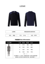 Loewe 26SS Cotton Blend Long-Sleeve Knit Sweater