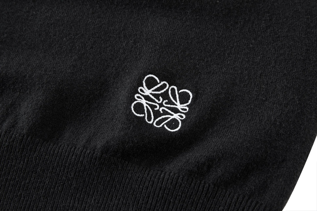 Loewe Embroidered Wool Knit Sweater