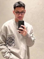 Loewe Big Pocket Sweater – Oatmeal Gray