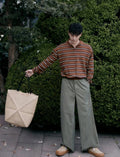 Loewe Striped Knit Polo Shirt