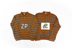Loewe Striped Knit Polo Shirt