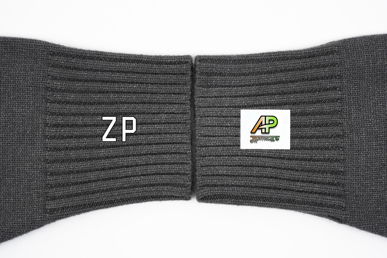 Ami Paris Heart-Patterned Jacquard Crew Neck Sweater Khaki White