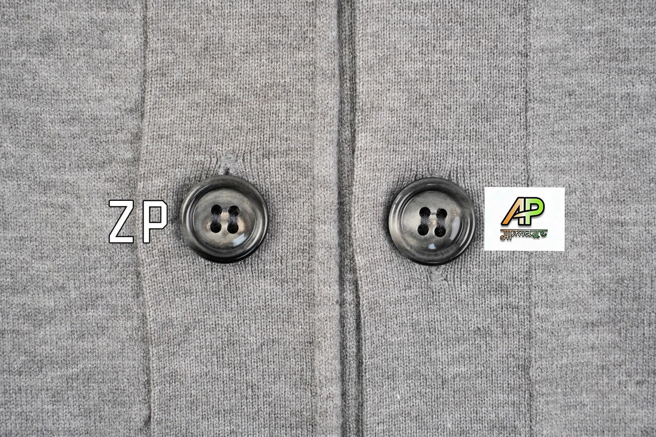 Ami Paris Appliqué Heart Embroidery Square Neck Cardigan