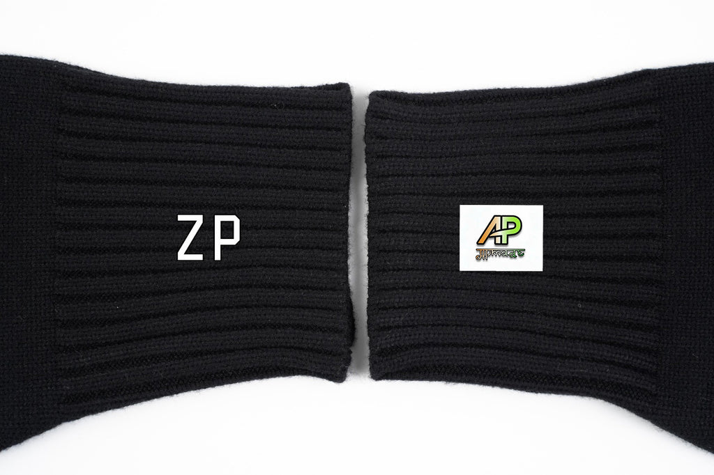 Ami Paris Heart-Patterned Jacquard Turtleneck Sweater