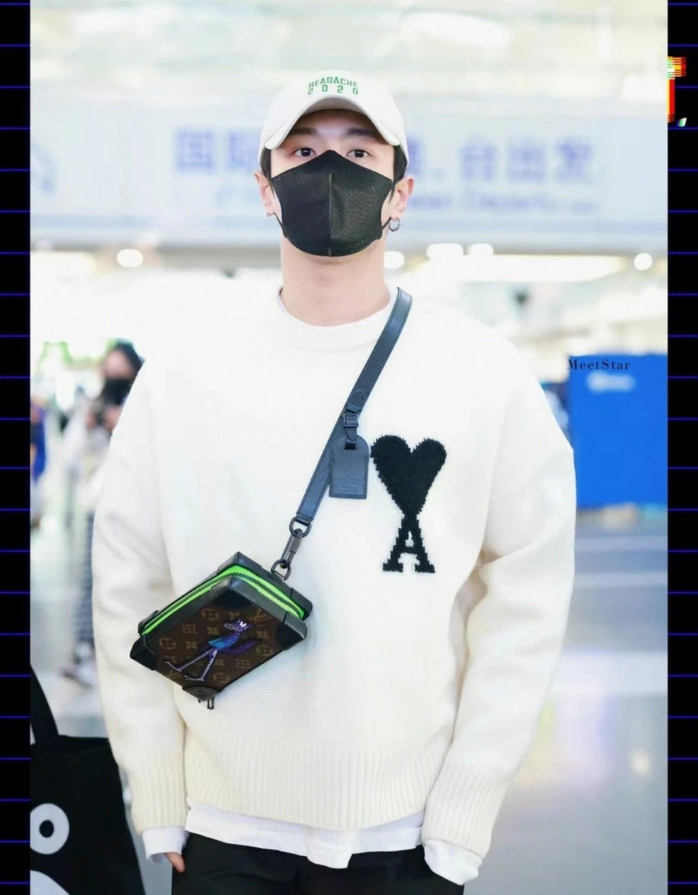 Ami Paris Big Love Sweater Black