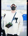 Ami Paris Big Love Sweater Black