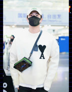 Ami Paris Big Love Sweater Black