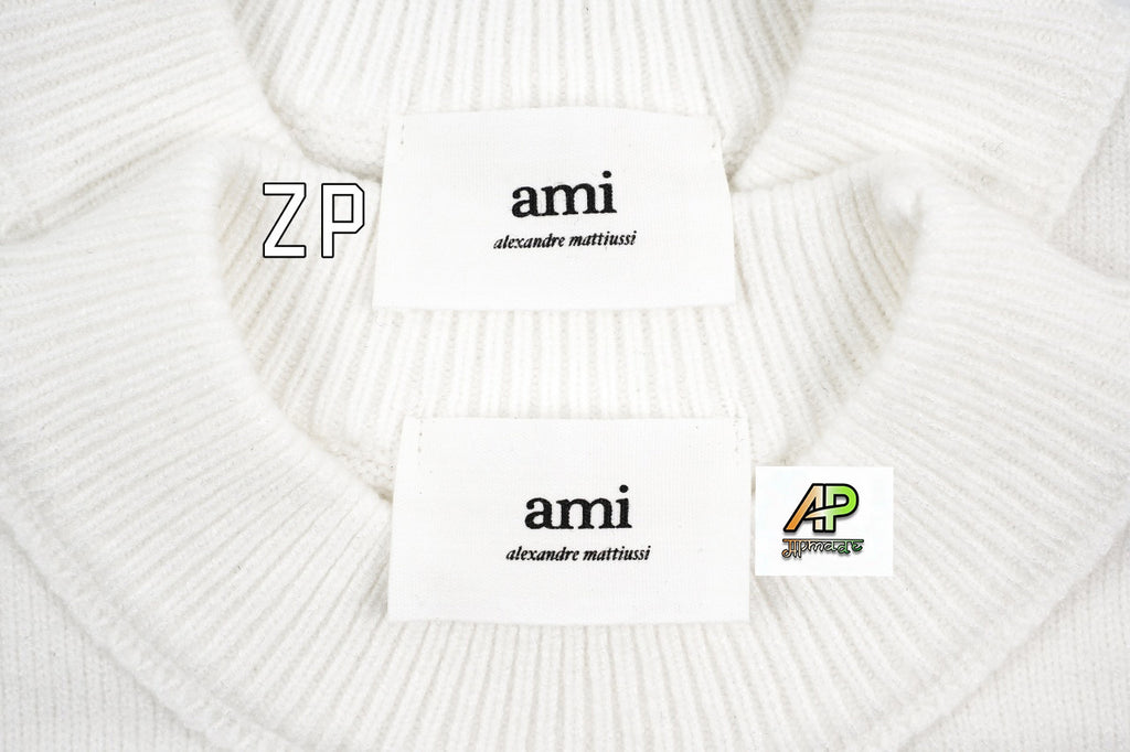 Ami Paris Big Love Sweater Black